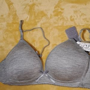 Barbra Wirefree Padded Bra, Gray, Sz32A